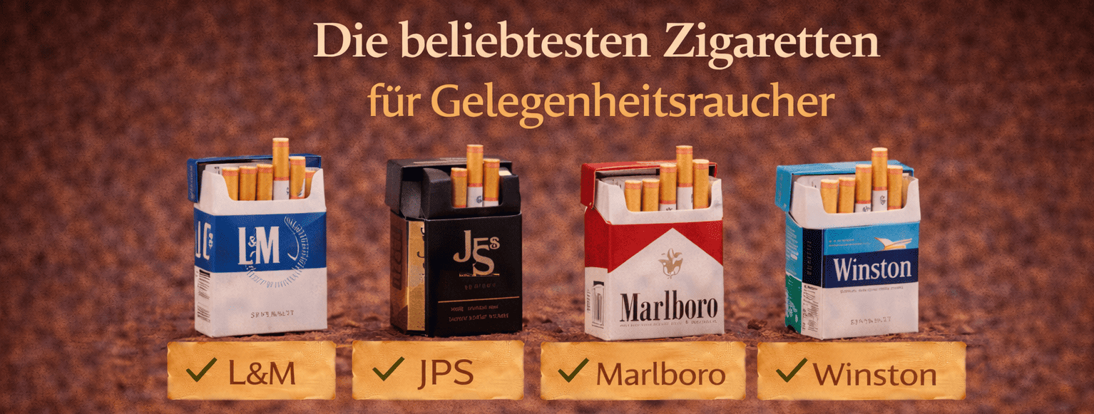 Zigaretten für Studenten und Gelegenheitsraucher