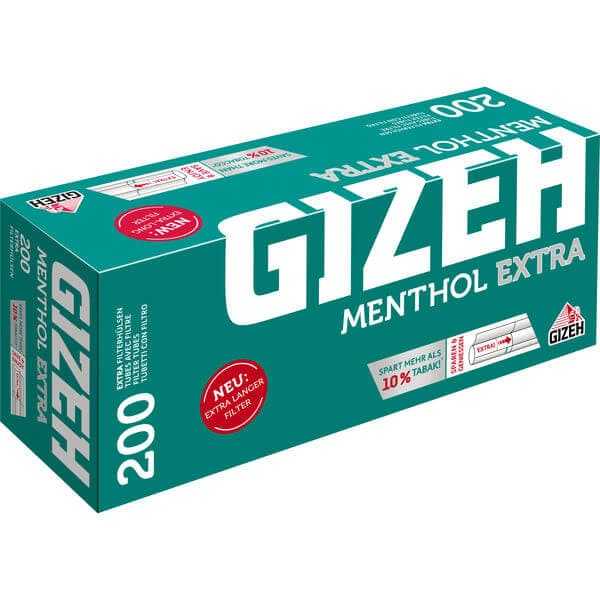 Gizeh Menthol Extra Hülsen