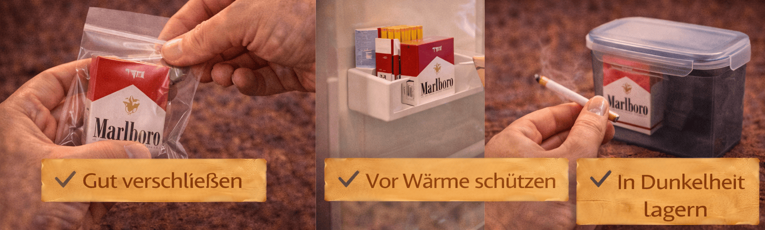Zigaretten Lagerung Tipps