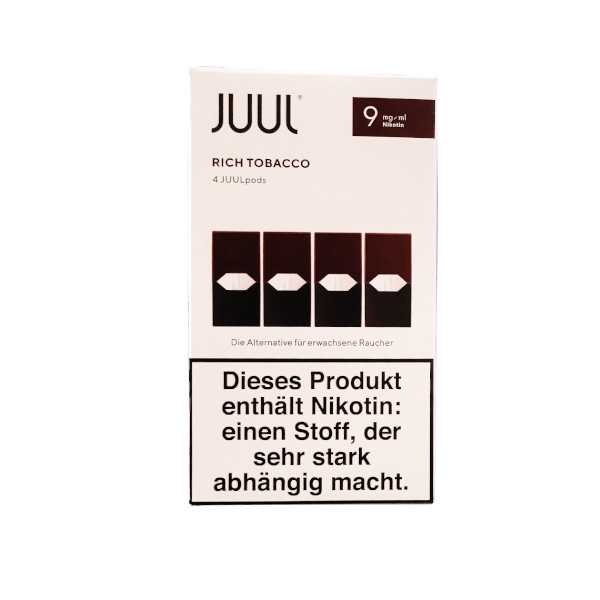 JUUL Rich Tobacco Pods 9mg/ml