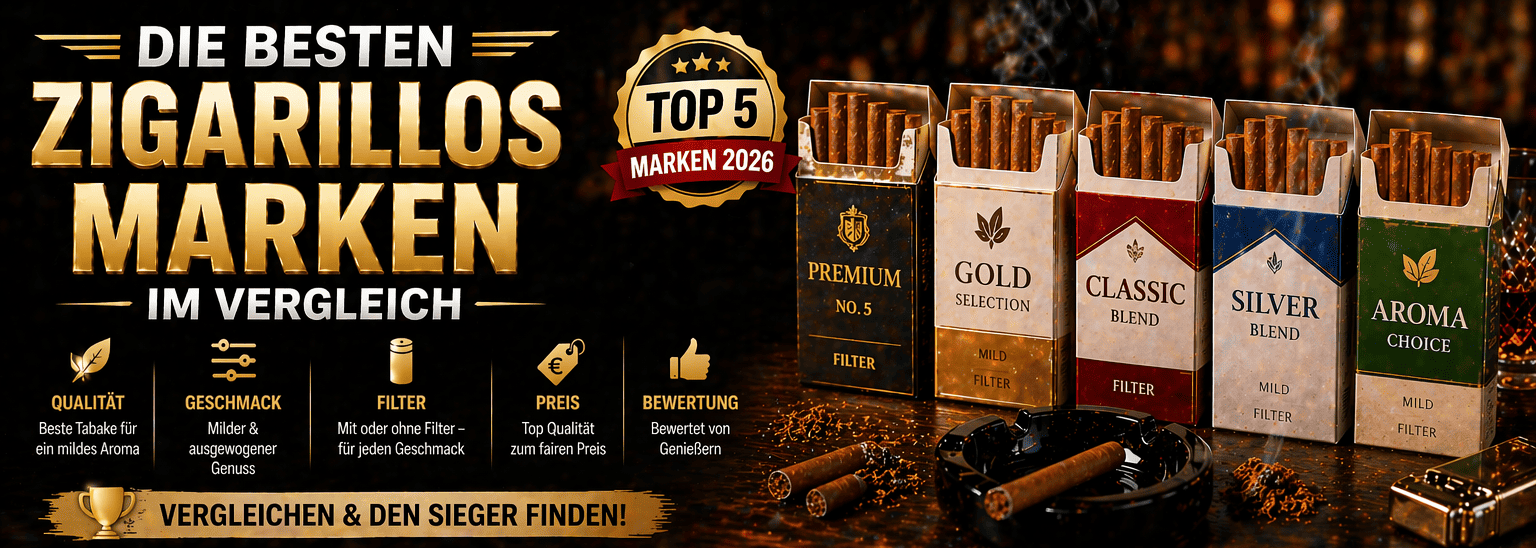 Die besten Zigarillos Marken im Vergleich