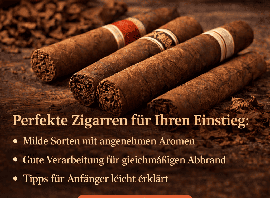 Beste Zigarren für Anfänger im Überblick