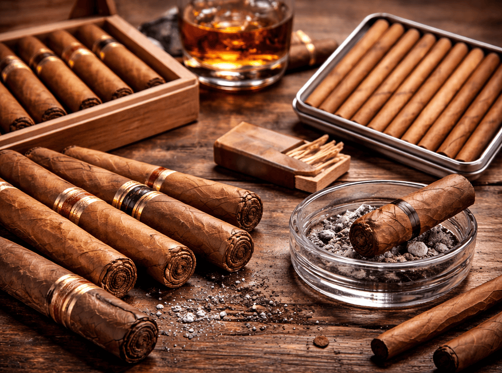 Zigarren und Zigarillos Vergleich