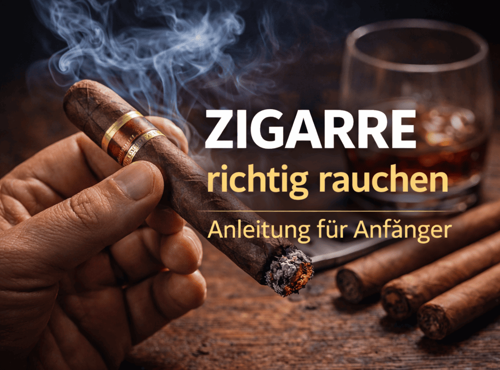Wie raucht man eine Zigarre richtig Anleitung für Anfänger
