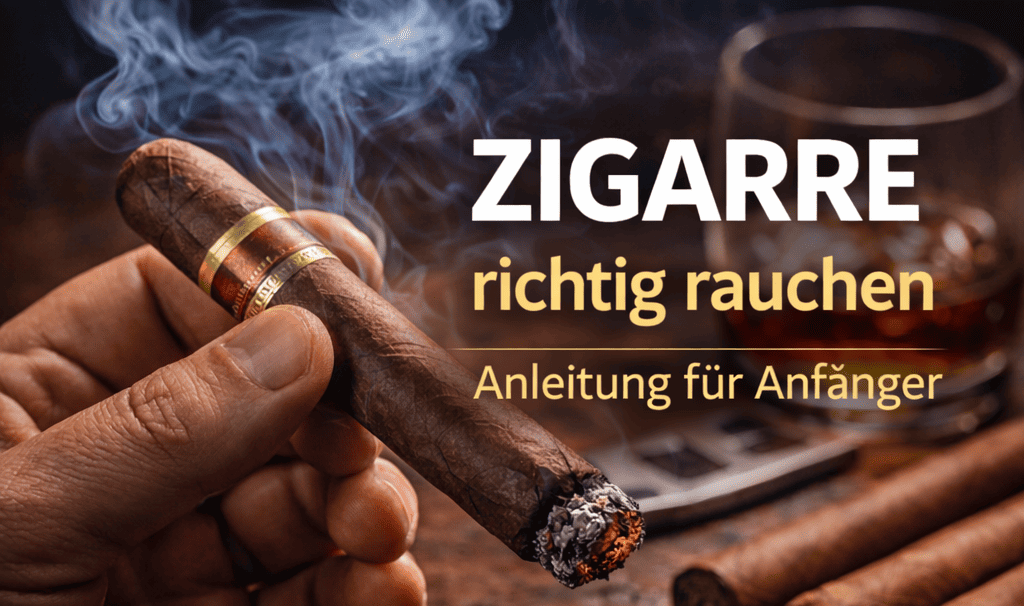 Zigarre richtig rauchen Technik