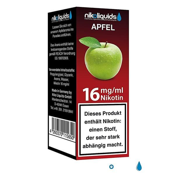 Nikoliquid Apfel 16mg Nikotin