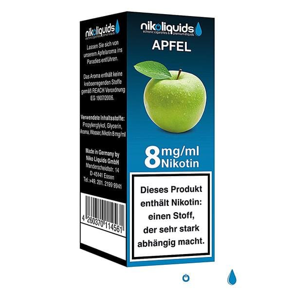 Nikoliquid Apfel 8mg Nikotin