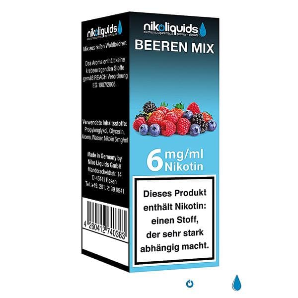 Nikoliquid Beeren Mix 6mg