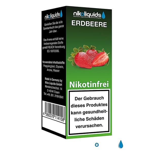 Nikoliquid Erdbeere 0mg Nikotin