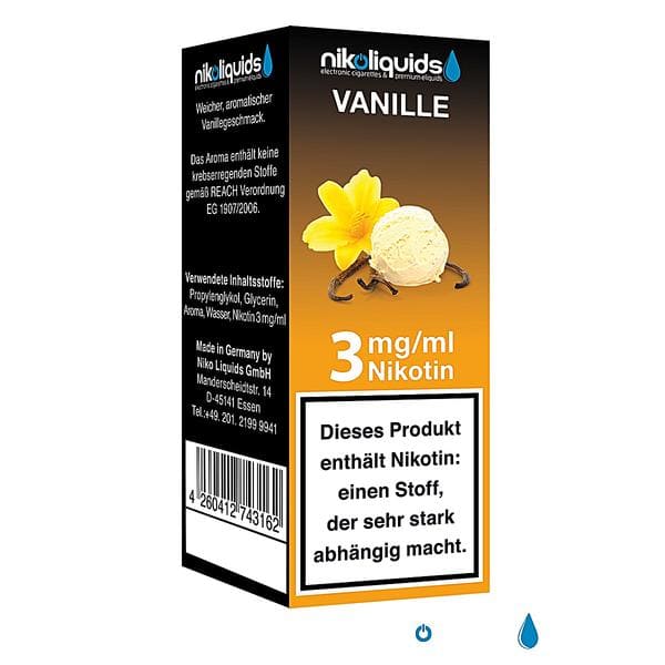 Nikoliquid Vanille 3mg Nikotin