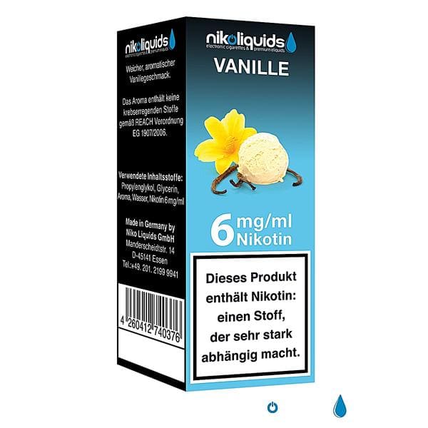 Nikoliquid Vanille 6mg Nikotin