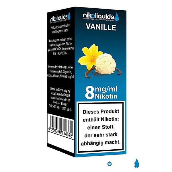 Nikoliquid Vanille 8mg Nikotin