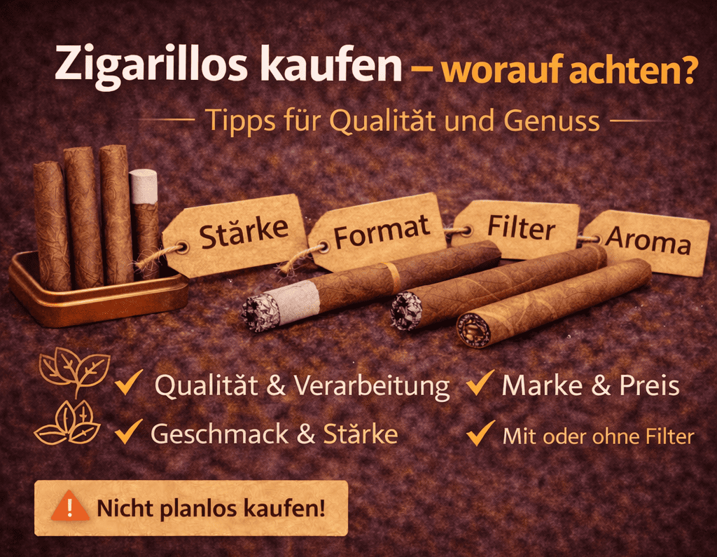 Zigarillos kaufen worauf achten Tipps