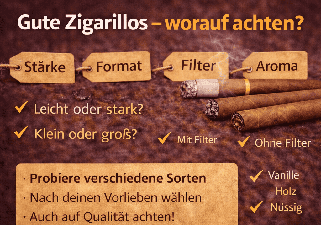 Zigarillos kaufen Tipps Vergleich