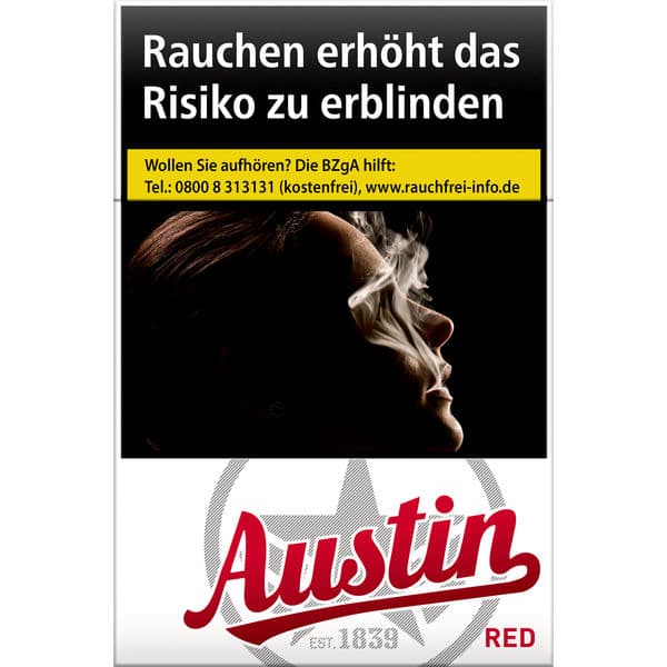 Austin Red Zigaretten Packung