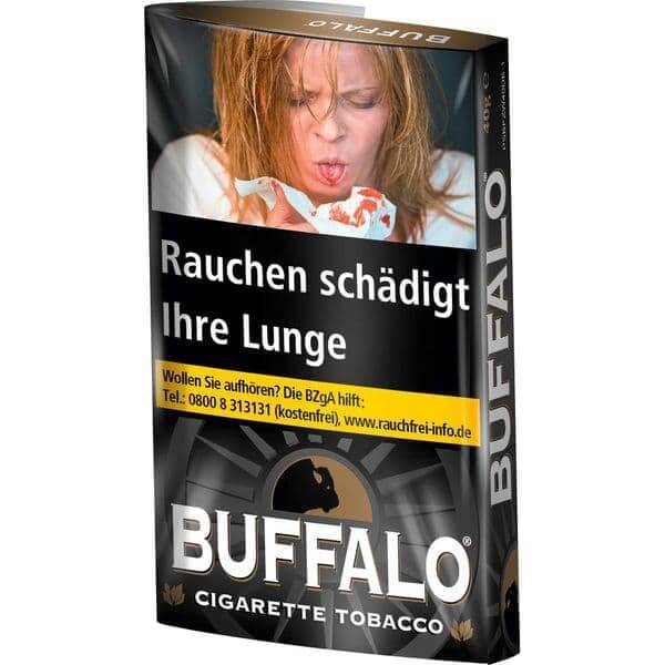Buffalo Schwarz Feinschnitt Tabak