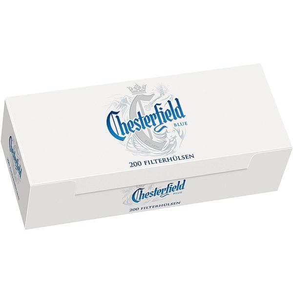 Chesterfield Blue Zigarettenhülsen