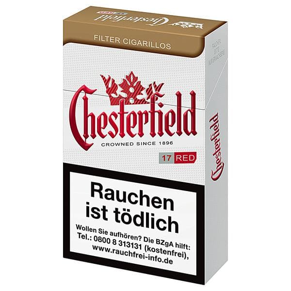 Chesterfield Red Filter Zigarillos