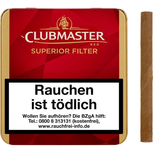 Clubmaster Superior Filter Red