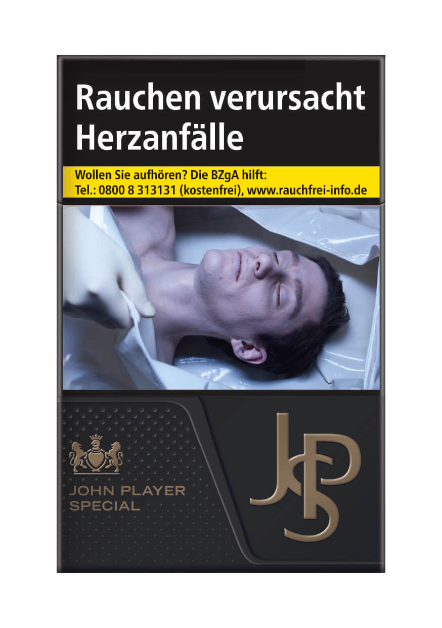 JPS Black Zigaretten Packung