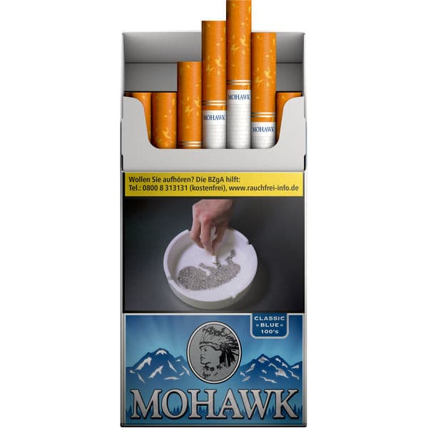 Mohawk Blue 100mm Zigaretten