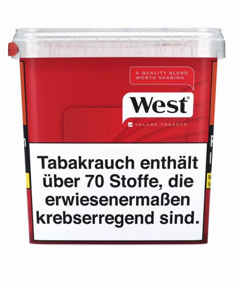 West Red Volumentabak Eimer