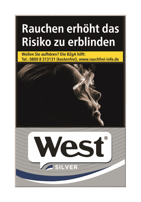West Silver Zigaretten Packung