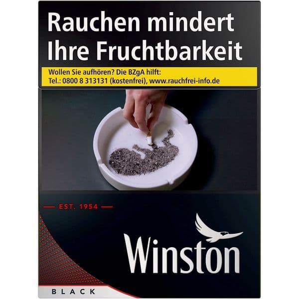 Winston Black XXL Zigaretten