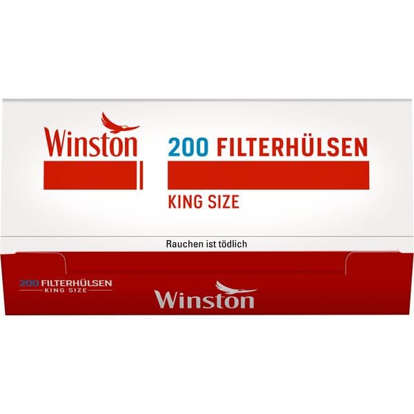 Winston Zigarettenhülsen mit Filter