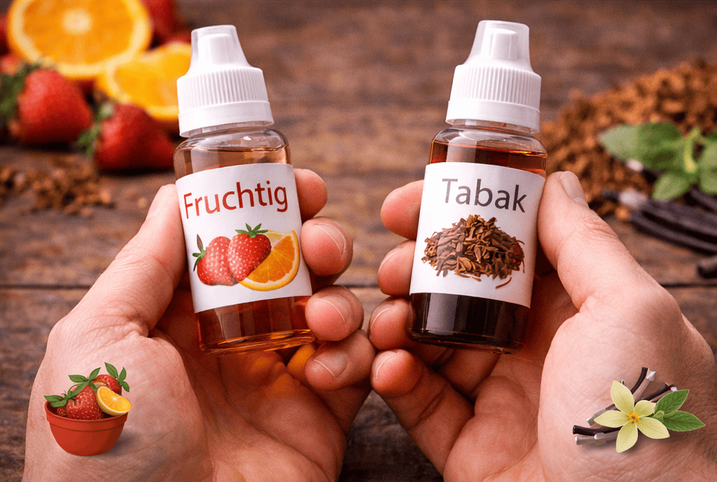 Liquids Geschmack Nikotin Aromen Übersicht