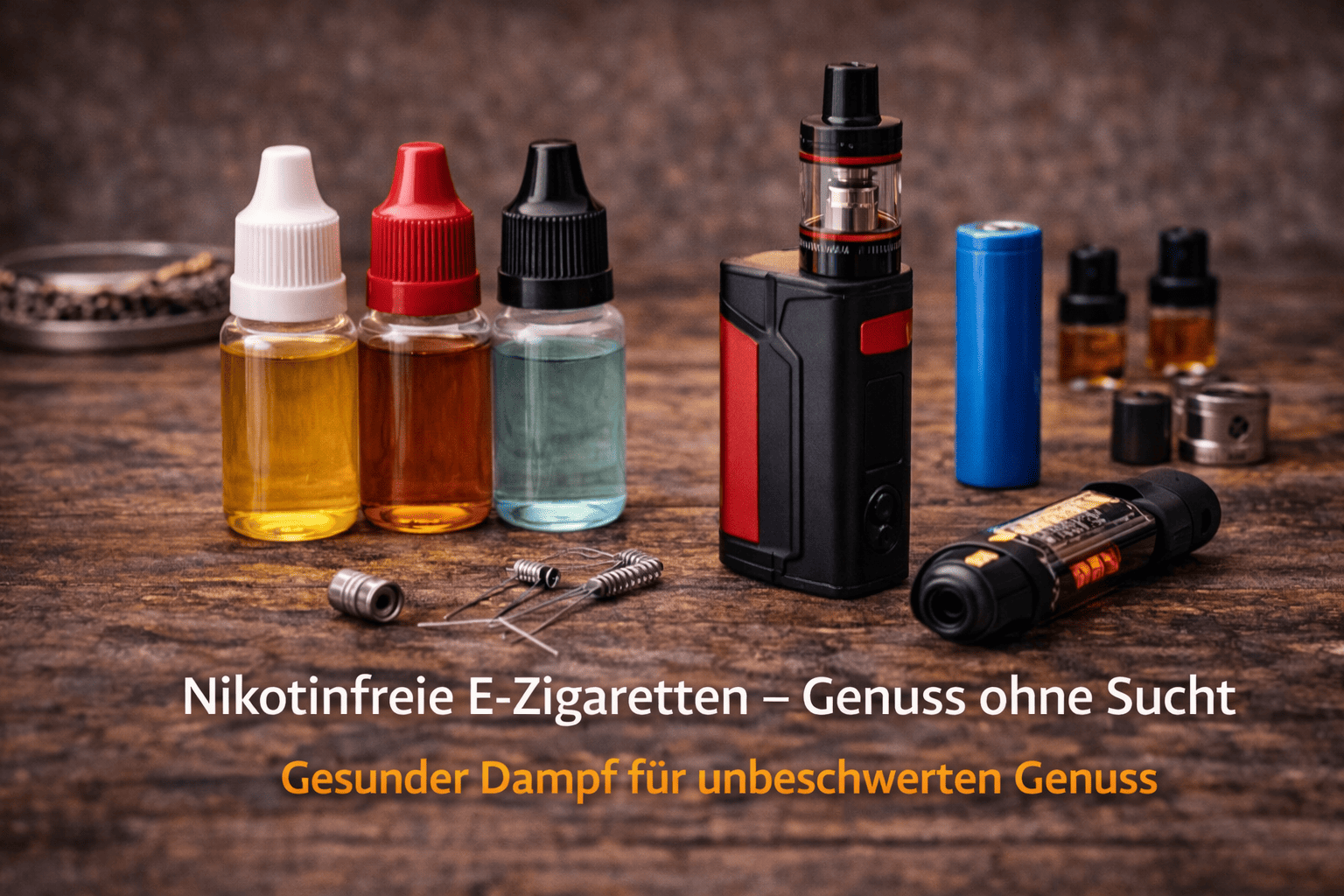 Nikotinfreie E-Zigaretten Dampfen ohne Nikotin