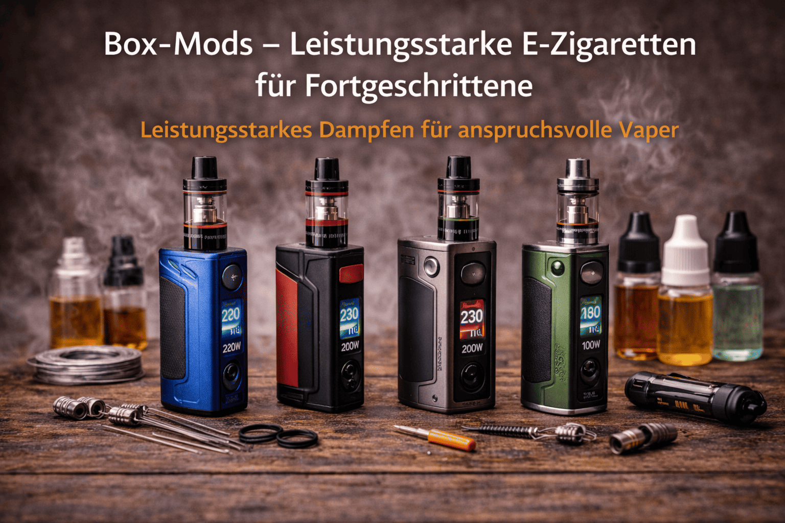 Box Mods E-Zigaretten Detail
