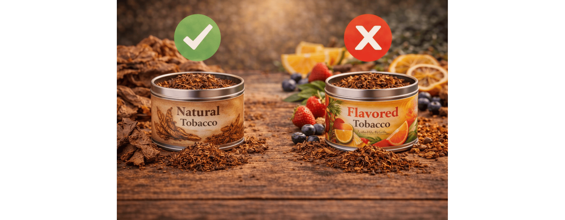 Natürlicher oder aromatisierter Tabak – Was ist die bessere Wahl?