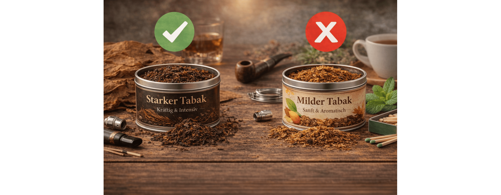 Starke oder milde Tabaksorten – Welche passt wirklich zu Ihnen?