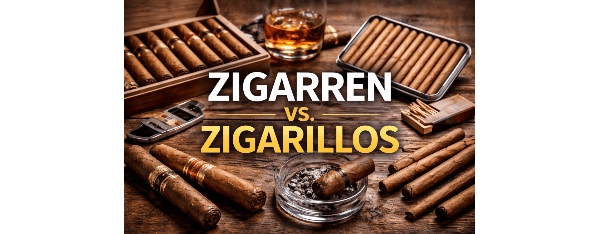 Zigarillos vs Zigarren – Die wichtigsten Unterschiede