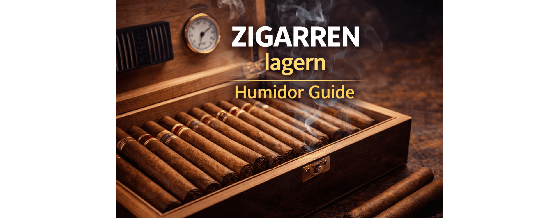 Zigarren richtig lagern – Humidor Guide für perfekten Geschmack