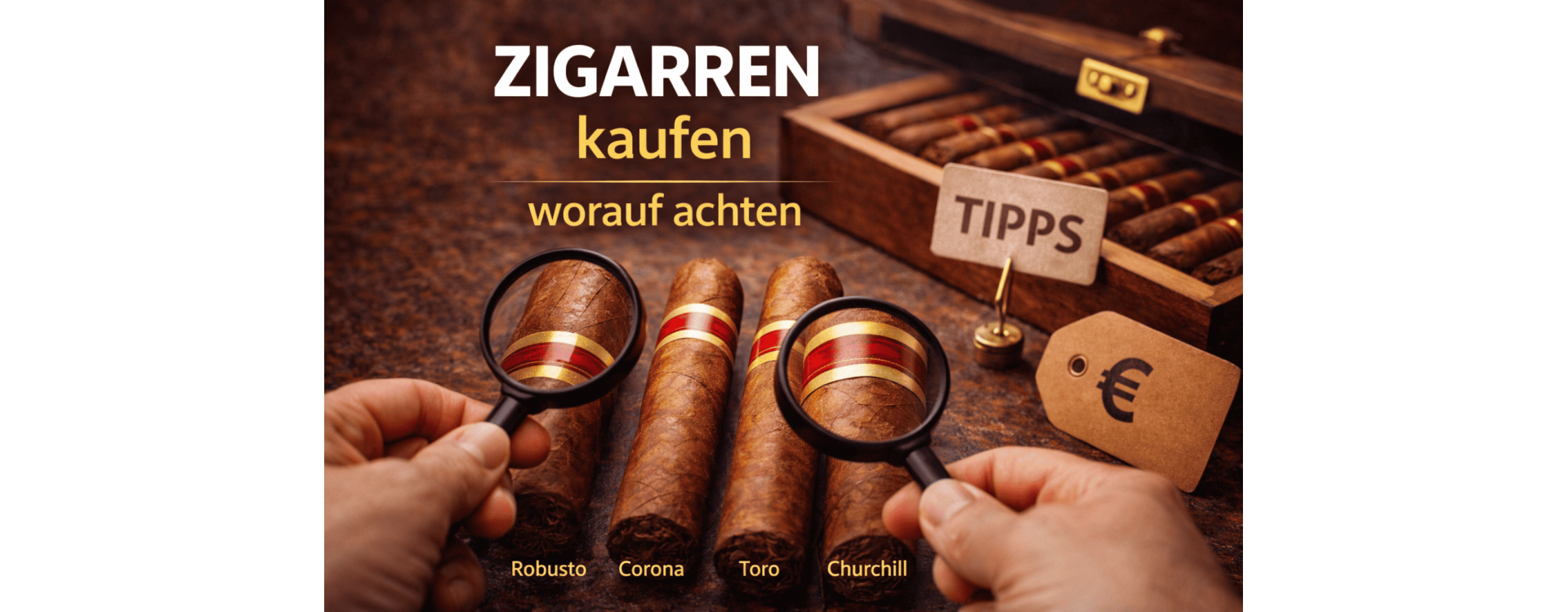 Zigarren kaufen – Worauf Anfänger wirklich achten sollt