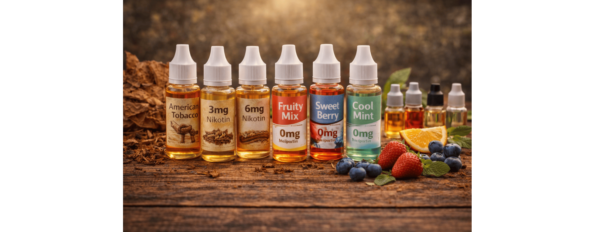Liquids – Geschmack, Nikotin und Aromen einfach erklärt