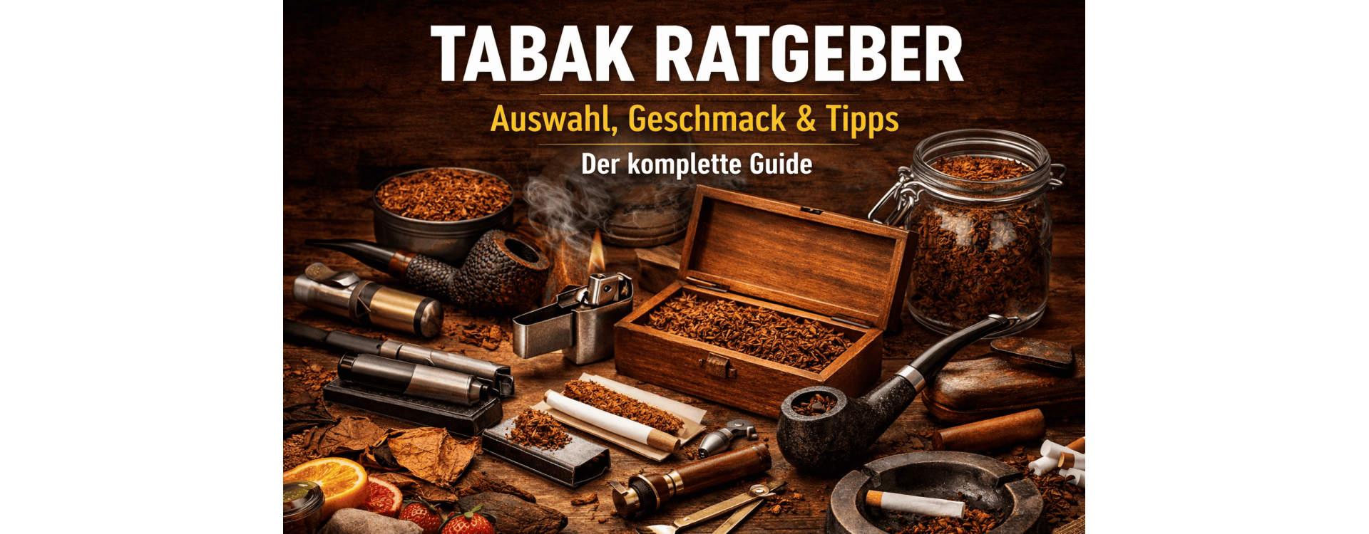 Tabak Ratgeber – Der komplette Guide für Auswahl, Geschmack & Genuss