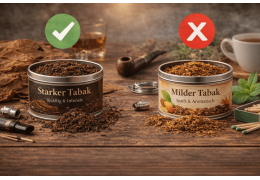 Starke oder milde Tabaksorten – Unterschiede und Tipps