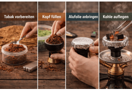 Shisha richtig vorbereiten – Schritt für Schritt Anleitung