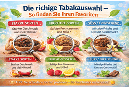 Die richtige Tabakauswahl – So finden Sie Ihren Favoriten