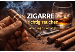 Wie raucht man eine Zigarre richtig – Anleitung für Anfänger
