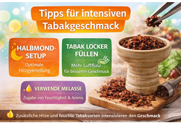 Tipps für intensiven Tabakgeschmack