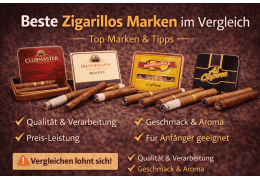 Beste Zigarillos Marken im Vergleich – Top Marken im Überblick